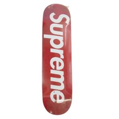 Supreme シュプリーム スポーツ用品 08AW Stained Logo Deck ロゴ スケートボード デッキ レッド系【中古】