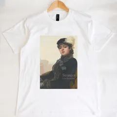 忘れえぬ女（ひと） / イヴァン・クラムスコイ 半袖 白 Tシャツ ホワイト 男女兼用【RAF】GILDAN(ギルダン) 5.3オンス Stranger / JIvan Kramskoy S/S TEE WHITE 61