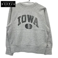 古着ビンテージ Champion IOWA L バータグ ネイビー 17 70年代 70s アメリカ製 チャンピオン 紺 ネイビー カレッジ