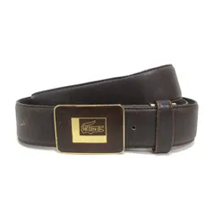 D■ラコステ/LACOSTEレザーベルト 紳士 服飾小物/茶/MENS■29【中古】