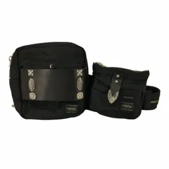 トーガ TOGA 20SS 別注 BELT BAG ナイロンベルトバッグ ブラック シルバーコンチョ ボディバッグ  レディース ONE SIZE のサムネイル