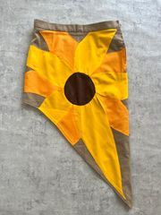 70-80's vintage sunflower skirt