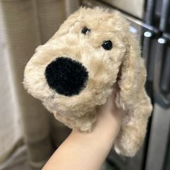 COMO&RAY  日本製　小犬のルーク　ぬいぐるみ　33cm＆20cm　中古品 COMO&RAY 日本製 小犬のルーク ぬいぐるみ 33cm＆20cm 中古品