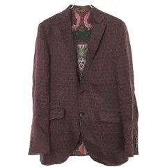 エトロ　ミリタリージャケット　リネン100%　麻　ネイビー　42サイズ　XL EASY SUITS DAKAR-NEWMAN SUPER110'S WOOL STRETCH | TAGLIATORE