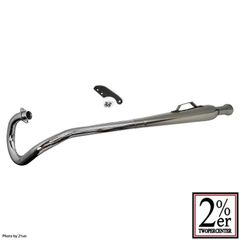 レフトアップ トランペットマフラー セット SR400/500 - メルカリ