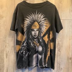 DYSE ONE プリントTシャツ ブラック セクシー 戦士【メンズM】