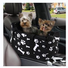 ペット用ドライブボックス ペットドライブボックス ペット ドライブシート ペット ト 犬猫ドライブ用品 車用ペットシート 飛び出し防止 クッション あり 通気性 防水 耐汚れ ポータブル お手入れ簡単 ?水洗い 可能 ペット 通気性 小型犬・猫に対応
