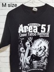 M／US古着／Ｔシャツ／PORT&COMPANY／Area 51