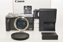 【極上品】 Canon キヤノン EOS M6 ボディー シルバー EOSM6SL-BODY　＃8401