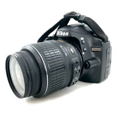 NIKON ニコン D3200 レンズ2本セット ブラック 一眼レフデジタルカメラ 動作確認済み【PF-125】