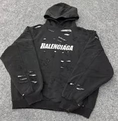 2024年最新】balenciaga パーカー デストロイの人気アイテム - メルカリ