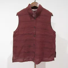 群言堂 ぐんげんどう ベスト 炭藍染綿麻平織ベスト風蘭（ふうらん） | 石見銀山 群言堂