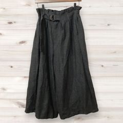 D0232 キューティーブロンド Cutie Blonde ガウチョパンツ ズボン (L) グレー 綿/コットン ウール