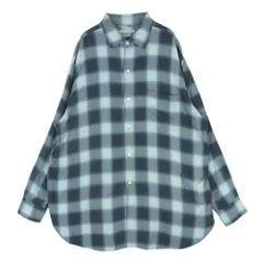 blurhms ブラームス 23SS BHS23S016 Rayon Check Shirt レーヨン オンブレ チェック 長袖 シャツ グレー系 2【中古】のサムネイル