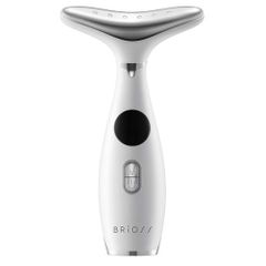 BRiOSSブリオスネックケアリフトグレーフェイス&ボディ用リフトEMSバイブレーション充電式USBTypeC首元フェイスラインおでこリンパ頬二の腕ふくらはぎ