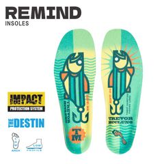 リマインドインソール REMIND INSOLES DESTIN IMPACT インソール 中敷き 偏平足 自己形成 矯正