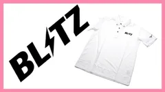 BLITZ　ブリッツ　MIZUNO DRY Polo Shirt　ミズノドライポロシャツ　ブラック　ホワイト