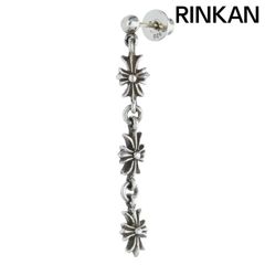 クロムハーツ  TINY E CH PLS 3/タイニーECHプラス3ドロップ シルバーピアス メンズ