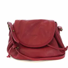 レペット Repetto ショルダーバッグ ポシェット レザー 赤 レッド /TKのサムネイル
