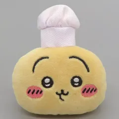 【中古】バッジ・ピンズ [単品] うさぎ コックさんなぬいぐるみおかおバッジ 「ちいかわ なんか小さくてかわいいやつ ちいかわレストラン」