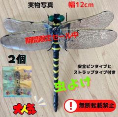 2個　超リアル　12cm オニヤンマ　箱いり　虫除け　おにやんま