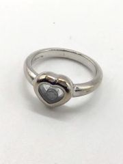 【ITLR1FPCLHZT】Chopard ショパール K18WG ハッピーダイヤモンド ハート リング 4.6g #6