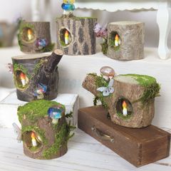 苔の森からの贈り物　切り株とローソク　そして蝶　⑪〜⑬