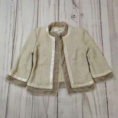 ST.JOHN（セントジョン）　ツイード　ノーカラー　ジャケット　美品 セントジョン ST JOHN - 海外通販のBUYMA