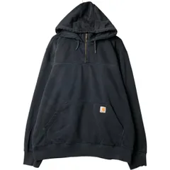 古着 カーハート Carhartt Loose Fit スウェットハーフジップパーカー メンズXL相当/eaa575485