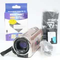 ✨【JVC フルハイビジョンビデオカメラ ピンクゴールド GZ-E150-N