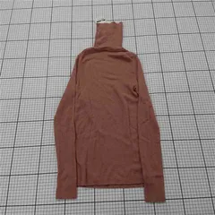 ◇ ⊇ 未使用 UNIQLO ユニクロ エクストラファインメリノ 長袖 リブニット サイズＭ ピンク レディース E  【1509100080602】