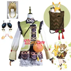 【本日限定値下げ】原神 ヨォーヨ コスプレ フルセット ウィッグ付き ぬいぐるみ 原神 ヨォーヨ コスプレ フルセット ウィッグ靴付き （新品未
