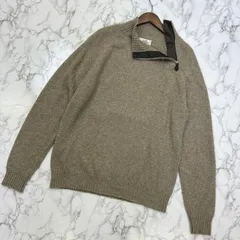 未使用タグ付き✨エルメス 《極暖のヤクウール》ZIP ニット ハイネック