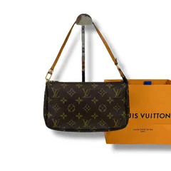 ルイヴィトン　LOUIS VUITTON アクセソワール　ポシェット　モノグラムレザー　アクセサリーポーチ　ミニハンドバッグ