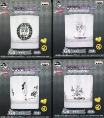 【中古】グラス 全4種セット グラス 「一番くじ ジョジョの奇妙な冒険 第四部 ダイヤモンドは砕けない」 G賞
