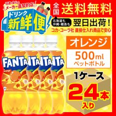 ファンタオレンジ 500ml 24本入1ケース/076401C1