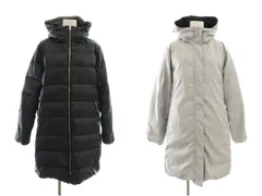 アーノルドパーマー Arnold Palmer リバーシブル ダウンコート ミドル丈 M 紺 ネイビー グレー /AT ■OSのサムネイル