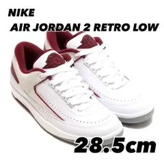 NIKE AIR JORDAN 2 RETRO LOW エア ジョーダン 2 レトロ LOW WHITE/CHERRYWOOD RED-LT STEEL GREY dv9956-103 28.5cm