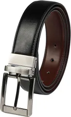 ulterra ウルテラ ベルト メンズ 本革 リバーシブル ビジネス 黒 茶 110cm 回転 男性 スーツ ギフトボックス付き メンズベルト(ブラック/ブラウン,  全長110cm/ウエスト70cm～90cmに)