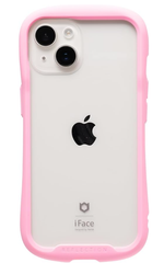 iFace Reflection iPhone 14 ケース クリア 強化ガラス 耐衝撃 (サクラピンク)【 透明 黄変防止 硬度9H アイフェイス アイフォン14 iphone14 カバー ストラップホール付き 】