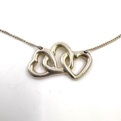 TIFFANY & Co. トリプルハート SV925 シルバー ネックレス