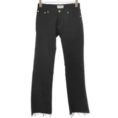 BALENCIAGA バレンシアガ 21SS カットオフダメージデニムパンツ 657647 TJW63 ブラック 25のサムネイル