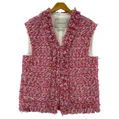 デパリエ DEPAREILLE ツイードベスト サイズ38 デパリエ DEPAREILLE