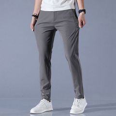 ゴルフウェア メンズ パンツ ゴルフパンツ　夏ズボン チノパン メンズ ゴルフパンツ 涼しい ストレッチ チノパン 父の日 無地 接触冷感 ゴ