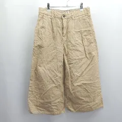 ◇ Θ DOMINGO ドミンゴ クロップドパンツ サイズS ベージュ メンズ E  【1504240006512】のサムネイル