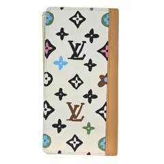 LOUIS VUITTON ルイヴィトン クラギー ポルトフォイユ・ブラザ 二つ折り長財布 ベージュ マルチ ロングウォレット IC M83335 (20-10)