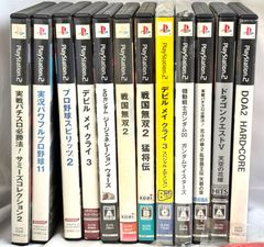 PS2ソフト まとめ 戦国無双/機動戦士ガンダム/ドラゴンクエスト/DOA2 HARD CORE/パチスロ 北斗の拳 等 12点 オマケ付き 現状品