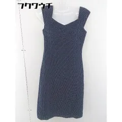 ◇ ROPE' ロペ ノースリーブ 膝下丈 ワンピース サイズ7AR ネイビー系 レディース  【1109030013437】