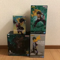 ヒロアカ　僕のヒーローアカデミア　一番くじ　プライズ　緑谷出久　フィギュア　4個　セット