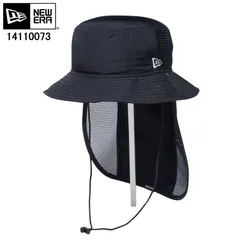 NEW ERA ニューエラ 14110073 バケットハット アウトドアハット ユニセックス New Era アドベンチャーハット 帽子 ブラック 撥水 通気性 伸縮性 抗菌　ニューエラ バケットハット メンズハット ブラック ニューエラハット 帽子 新品